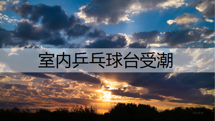 室内乒乓球台受潮
