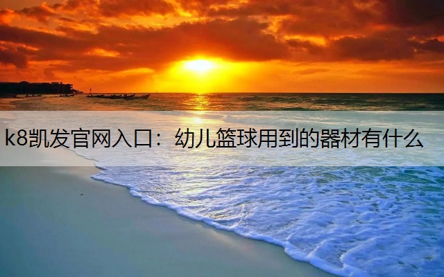 幼儿篮球用到的器材有什么